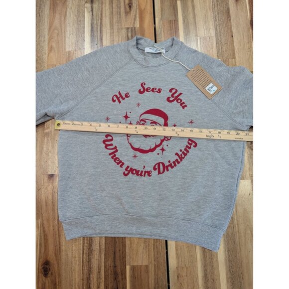 NWT Christmas Sweatshirt, ugly Christmas sweater, white elephant, Size XS - Picture 7 of 9